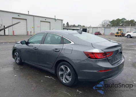 2019 Honda Insight Ex from USA, damaged, VIN 19XZE4F53KE017758